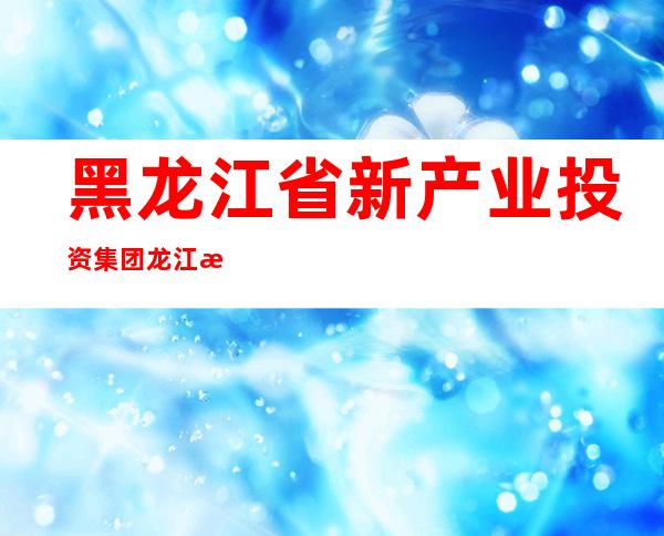黑龙江省新产业投资集团龙江清洁能源有限公司